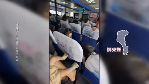 南台灣大雨不停!東琉線「風浪太強」交通船變海盜船 遊客尖叫聲不斷
