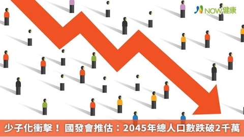 少子化衝擊! 國發會推估:2045年總人口數跌破2千萬