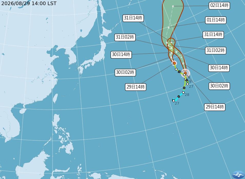 南海低壓渦漩「一波波逼近台灣」!氣象粉專揭超扯「整片下到全白」炸雨劇烈時機曝光