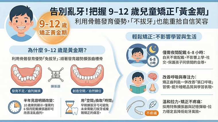 這年齡是關鍵!兒童齒列不正免拔牙 10歲女童半年重拾自信笑容