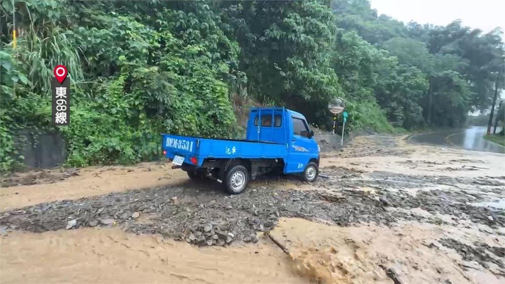 台東大雨!台20利稻路段恐預警性封路 憂沙德爾起死回生
