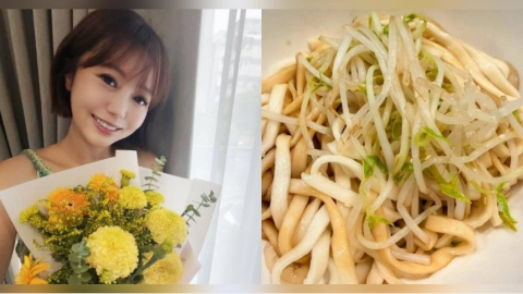 內湖一碗醋麵100元！　主播見「只有幾根豆芽菜」吃到差點落淚：比真金還要貴
