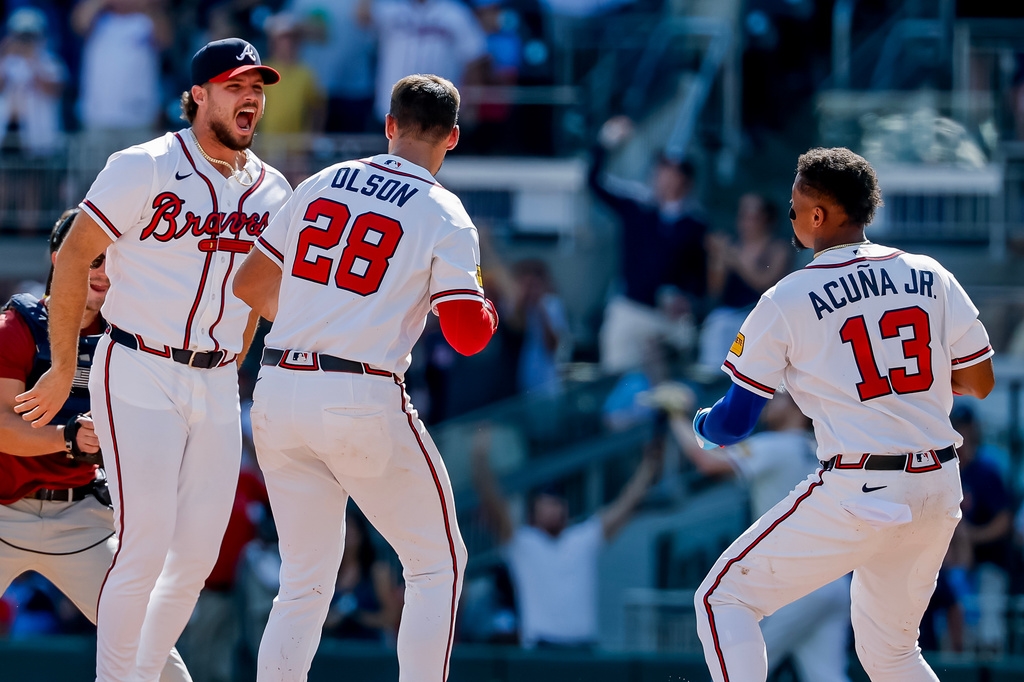 MLB(影)/勇士們打瘋了!連續橫掃道奇、落磯 歐森再見安打豪取7連勝
