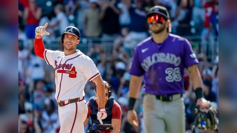 MLB(影)/勇士們打瘋了!連續橫掃道奇、落磯 歐森再見安打豪取7連勝
