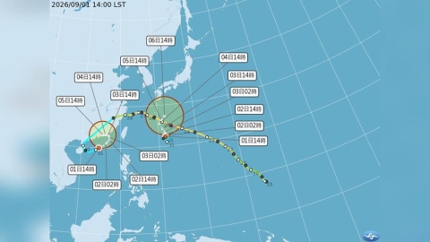 沙德爾颱風「死而復生」！專家曝最新預測路徑　「這些地區」慎防豪雨