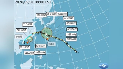 【一週天氣】「7縣市」大雨特報防致災豪雨 雙颱「沙德爾、科羅旺」接力生成