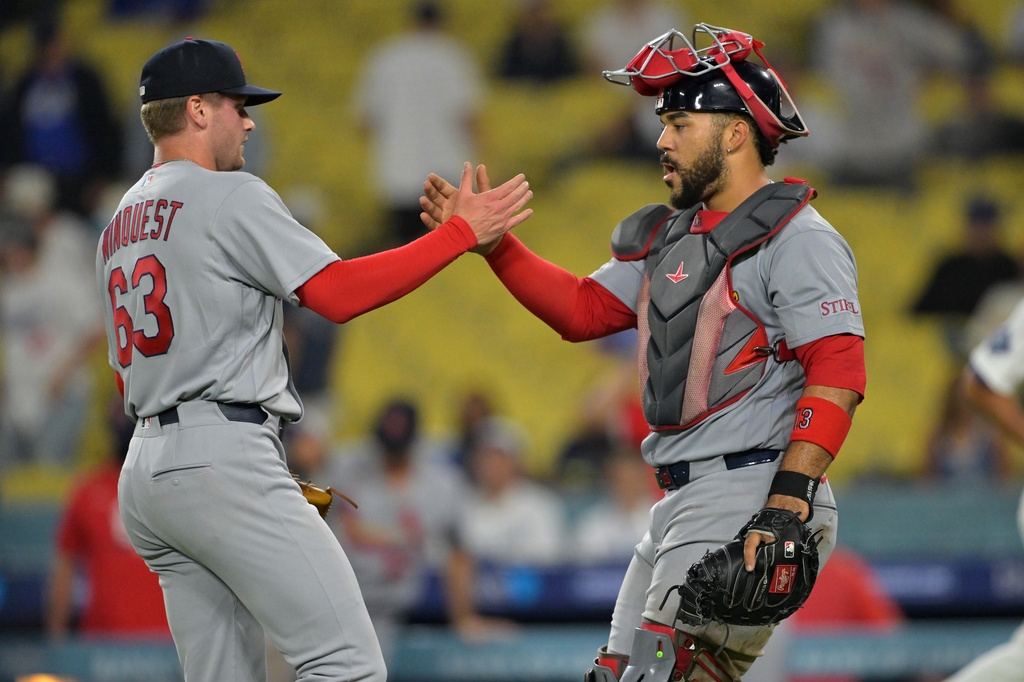 MLB(影)/紅雀瘋狂5轟道奇球場開派對!單場猛攻13分創新紀錄