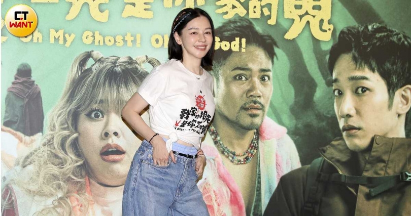 徐若瑄微微抱怨自己都沒跟大家對到戲，還好整個劇組感情十分緊密。（圖／侯世駿攝）