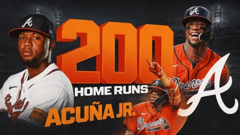 MLB(影)/史上最快「200轟、200盜」!小阿庫尼亞只用904場創新紀錄