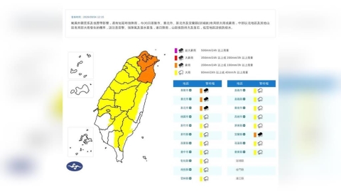 雨區又變大了!19縣市豪大雨特報 最新警戒區出爐