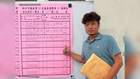 新竹選舉震撼彈!前中職球星宣布選議員 一查驚呆:曾是「誠泰隊強投」