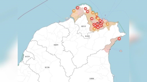 大雷雨炸北台!新北、基隆、宜蘭列淹水警戒 範圍一次看