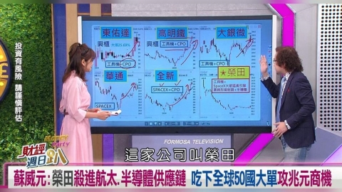 財經週日趴(影)/蘇威元:榮田殺進航太.半導體供應鏈 吃下全球50國大單