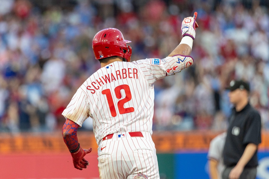 MLB(影)/「洗碗伯」本季41轟出爐!火力持續炸裂費城人逼近東區龍頭