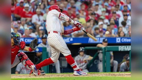 MLB(影)/「洗碗伯」本季41轟出爐!火力持續炸裂費城人逼近東區龍頭