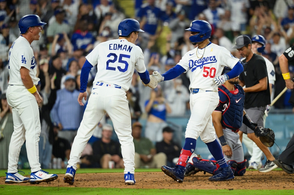 MLB(影)／真的有天天打出三分砲的啦！貝茲逆轉全壘打道奇拿下四連勝