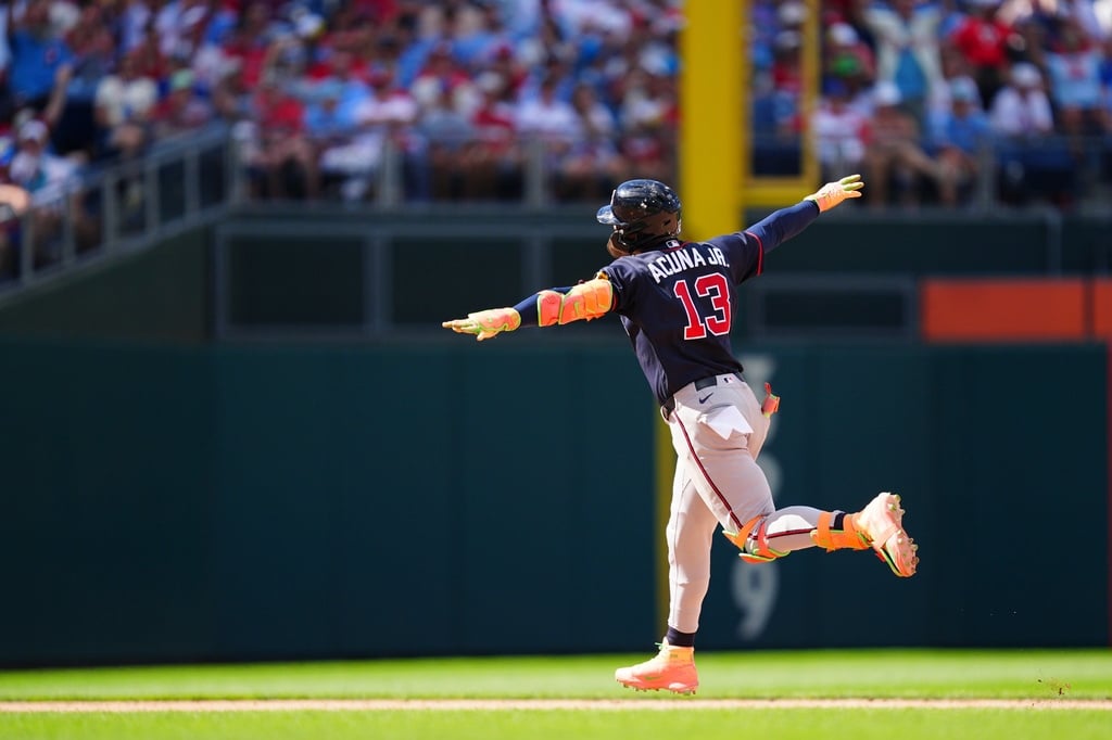 MLB(影)／「我就愛你們噓我！」小阿庫尼亞轟破百英里火球32秒慢跑狠酸費城主場