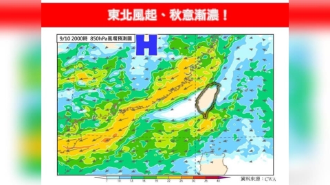 秋意漸濃!東北季風本週三報到 專家曝「最涼時間點」