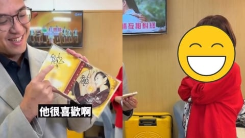 沈伯洋帶爸媽珍藏CD追星!比3根嗨喊「簽名Get」網見陳美鳳1反應暴動了