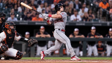 MLB(影)/狀元郎開轟!巴札納纏鬥9球炸3分砲 守護者驚險退金鶯穩住外卡席次