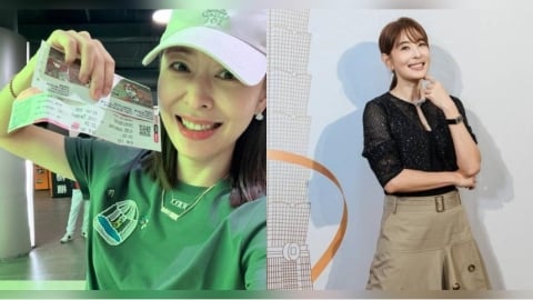 賈永婕衝大巨蛋看球驗票出糗! 掏出高鐵票尷尬喊「不知道我是誰嗎」