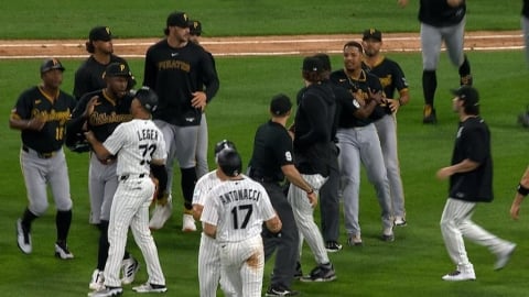 MLB(影)/板凳清空!海盜雙殺守備遭白襪跑者「肘擊出拐」換局後觸身連發氣氛緊張