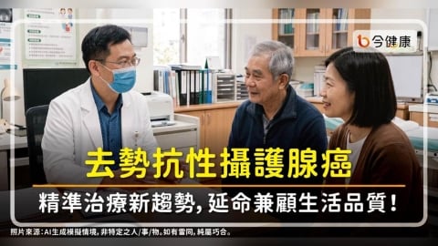 「去勢抗性攝護腺癌」精準治療新趨勢　從一致化到精準  延命兼顧生活品質