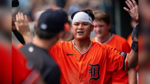 MLB(影)／老虎「怪力比特犬」火力爆發！李灝宇繳猛打賞3支都長打再創台將里程碑