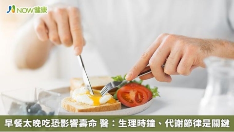 早餐太晚吃恐影響壽命 醫:生理時鐘、代謝節律是關鍵