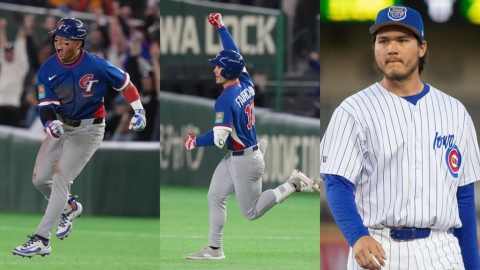 MiLB(影)/台灣三劍客火力全開!費仔、龍仔炸裂!鄭宗哲猛敲三壘安