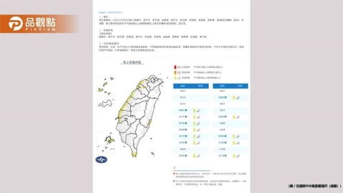 東北風暴襲!12縣市強風警戒 陣風恐達8級以上
