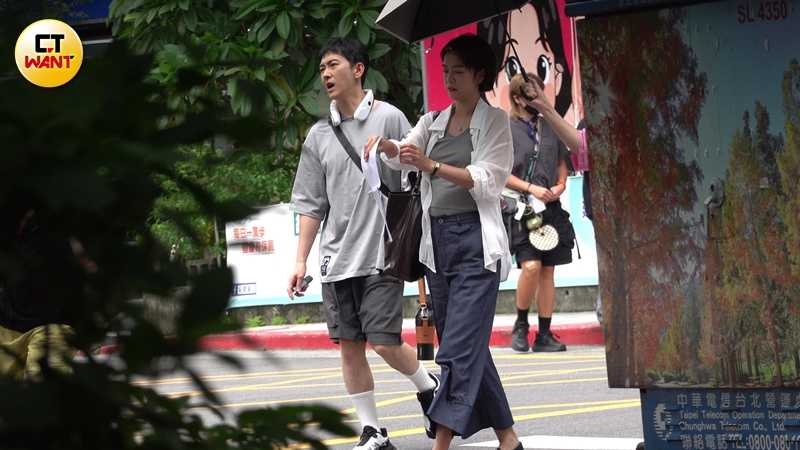 下午開始拍攝施名帥與大霈的戲份。（圖／本刊攝影組）