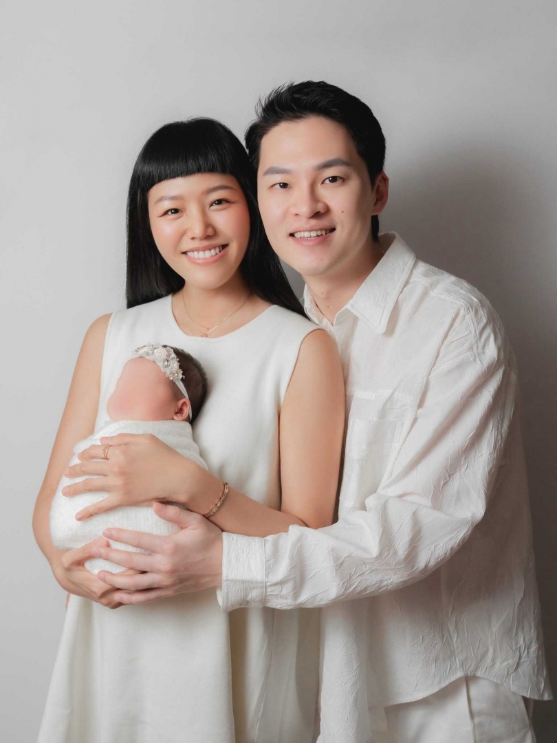 楊昇達與若綺求子之路艱辛,成功懷孕後兩人相當感動。(圖/翻攝自楊昇達臉書)