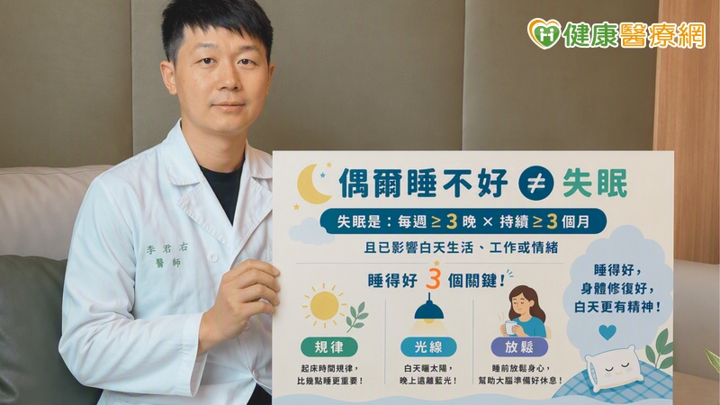 一兩晚睡不好就是失眠?醫揭「3個條件」才符合臨床診斷