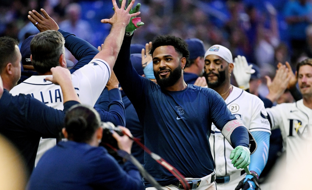 MLB(影)/5天兩度再見轟!光芒23歲巨砲太狂卡米內羅41轟獨居美聯第一