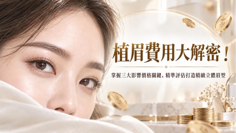 植眉費用怎麼評估?認識影響價格的三大因素與術前評估重點