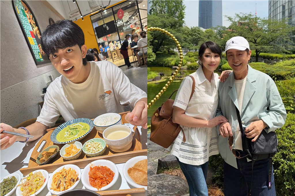 郭忠祐日前被拍與黃露瑤一家人共進晚餐(圖/翻攝郭忠祐、黃露瑤臉書)