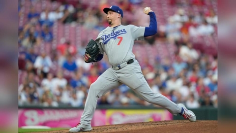 MLB(影)／道奇傷兵惡夢再起？賽揚左投對紅人先發只投一局就退場