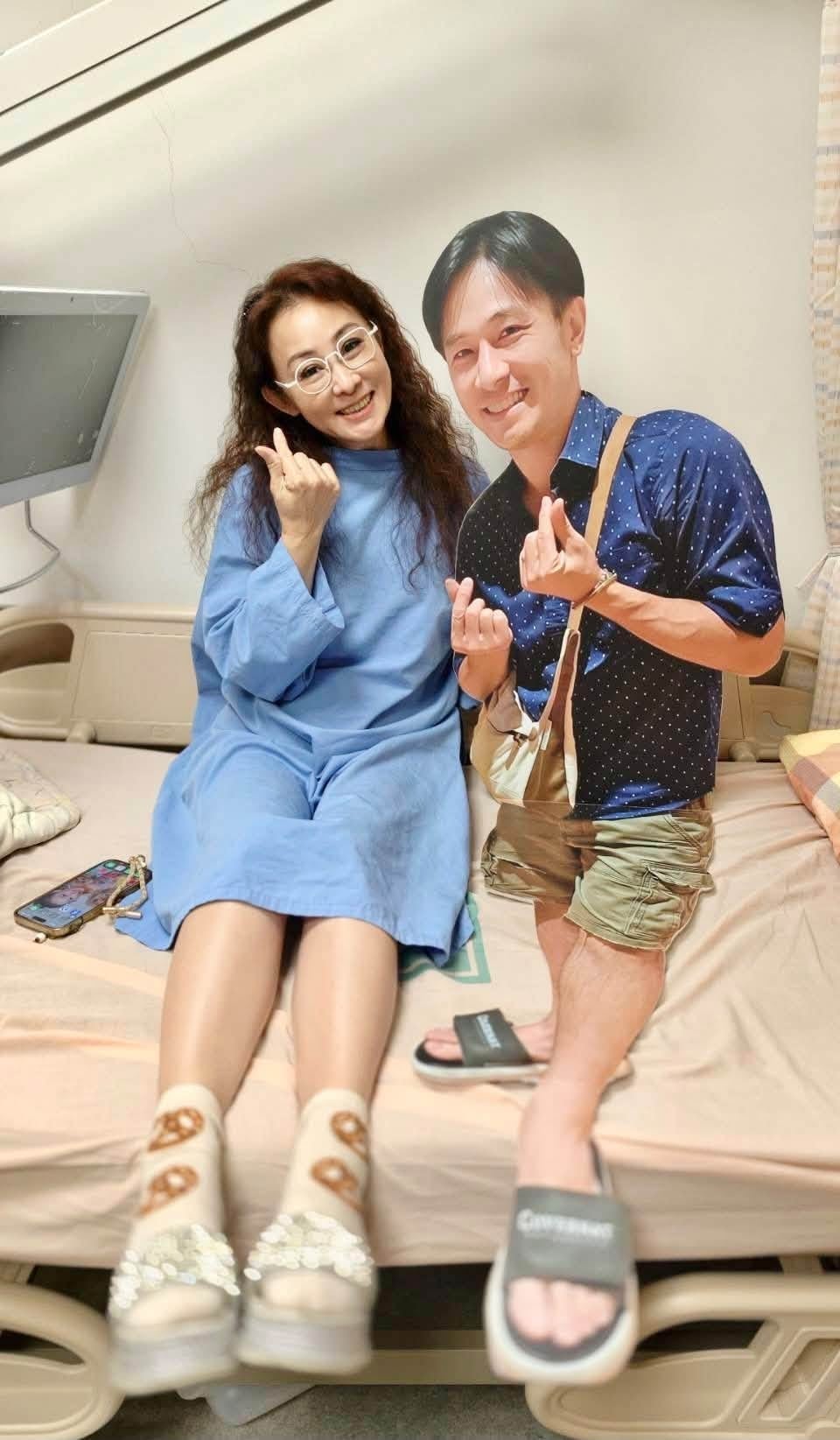 兵家綺術後曬出與傅子純的另類合影（圖／兵家綺臉書）
