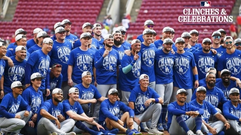 MLB/「宇宙道奇」封王完成西區5連霸!大谷翔平缺席第一時間在IG發文慶祝喜訊