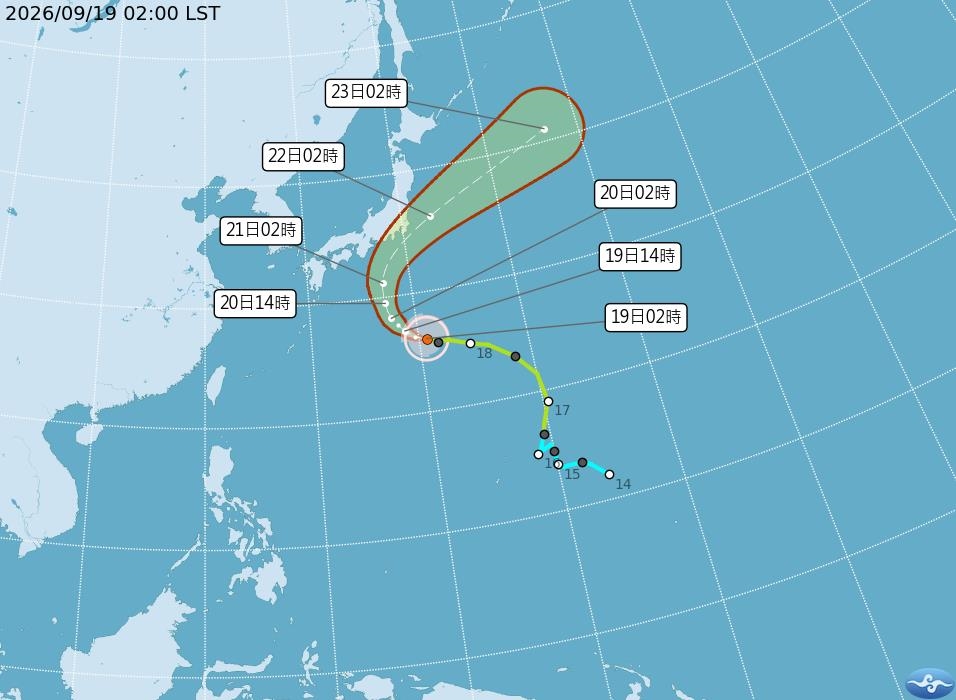 快新聞／「杜鵑」颱風持續增強！最新路徑曝光　專家示警前往「這地區」應戒備