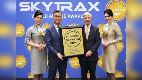 星宇航空再獲國際最高肯定 蟬聯SKYTRAX五星航空 勇奪全球最整潔航空第一名