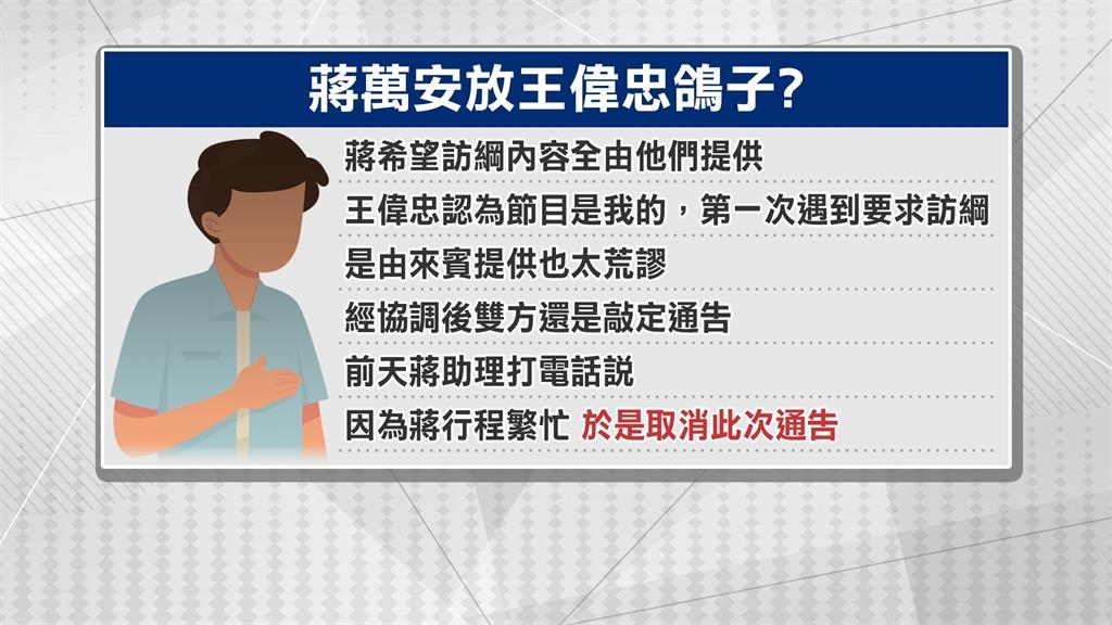 傳取消王偉忠通告 蔣萬安駁:都還在安排