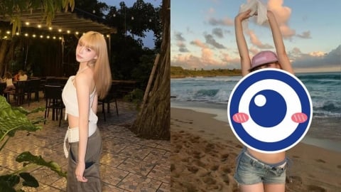 短髮正妹「白T透出Bra」全看光!下秒開脫「炸出大片肉色」本尊身分曝光
