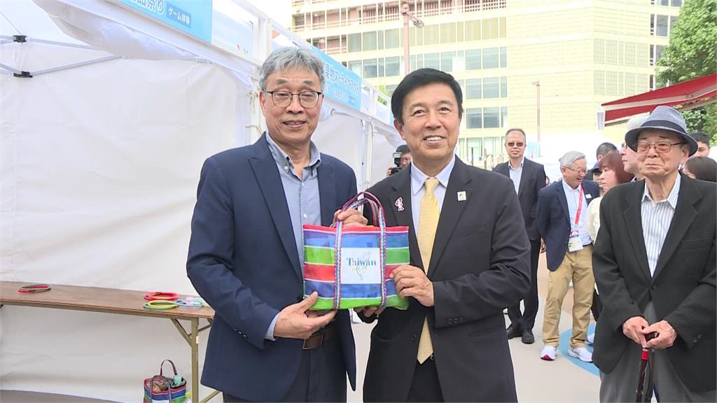 亞運部長合體拚行銷　陳駿季.李洋名古屋站推廣台灣味