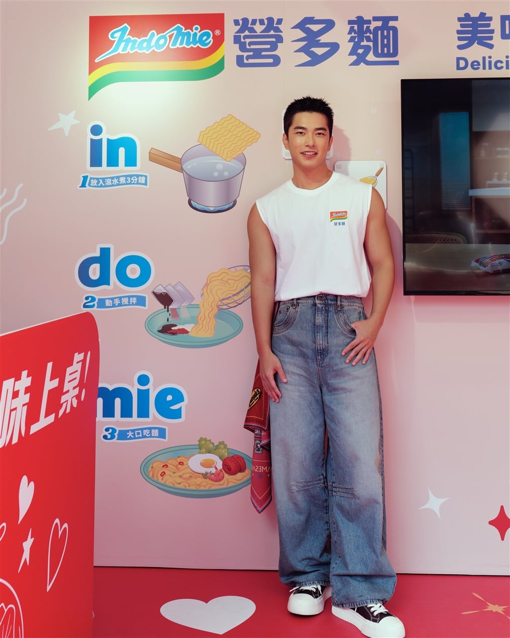 曾敬驊入圍金鐘獎後首露面（圖／Indofood.營多食品 提供）