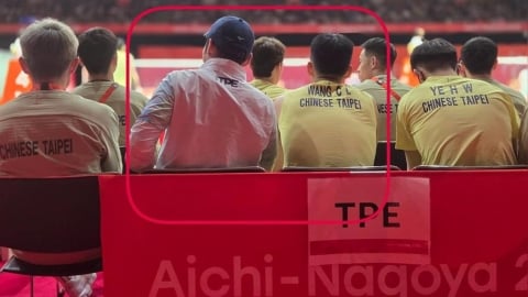 亞運(影)/「麟洋配」合體?李洋現身羽球男團賽事替台灣隊鼓勵打氣
