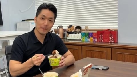 蔣萬安吃滷肉飯挺鬍鬚張 林智群酸11項市政卻沒說要負責