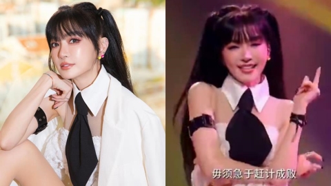 謝金燕登中共晚會遭爆「假唱」!本人發文認對嘴:哪個笨蛋上舞台不帶麥