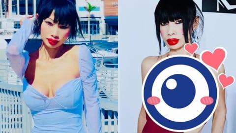 白靈禮服開衩直逼大腿根!胸前大挖空「掉出側麻糬」畫面曝…自爆:被嫌不夠性感